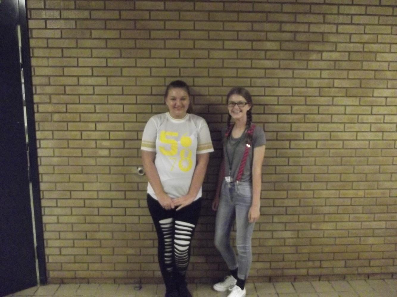 and Becky Brownlee (right)