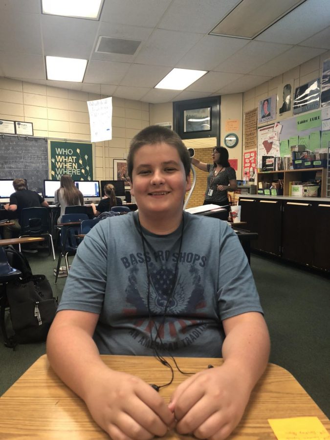 Fifteen-year-old sophomore Ross Sinclair loves football and all things sports. He wants to become sports broadcaster, which is why he started journalism. He desires to go to  one of these three colleges: Florida, Alabama or Washington and become a sports broadcaster there. 
